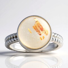 Anello in argento con Quarzo Rutilato