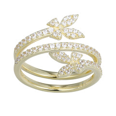 Bague en argent et Zircon (Adela Silber)