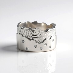 Anello in argento con Diamante I2 (H) (de Melo Essence)