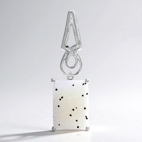 Ciondolo in argento con Agata Glitter
