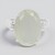 Anello in argento con Pietra di Luna Bianca