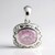 Ciondolo in argento con Kunzite (Pallanova)