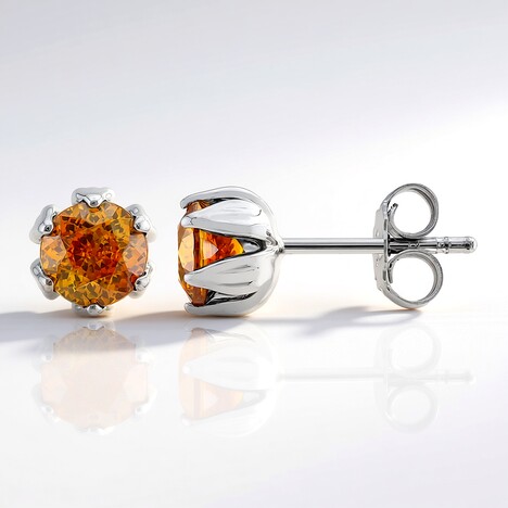 Orecchini in argento con Sfalerite (de Melo Essence)