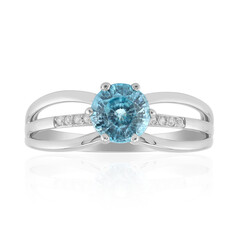 Zilveren ring met een Ratanakiri zirkoon