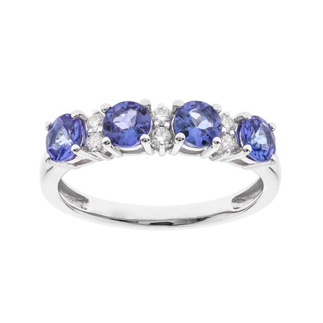 Anello in oro con Tanzanite AAA