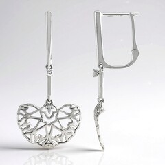 Orecchini in argento con Zircone