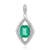 Sambia-Smaragd-Goldanhänger (de Melo)