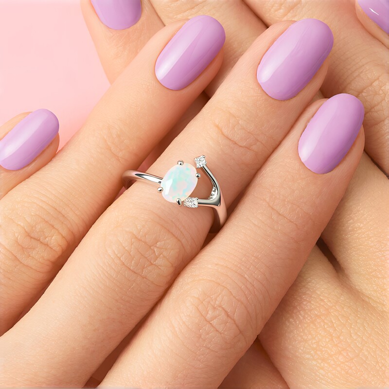 Welo-Opal-Silberring