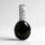 Ciondolo in argento con Giadeite Nera (Annette)