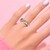 Anillo en plata con Diamante verde esmeralda