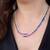 18K Fancy Sapphire Gold Necklace (CIRARI)