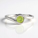 Anello in argento con Sfene