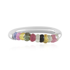 Zilveren ring met saffieren