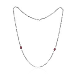 Gouden halsketting met Birmese Robijnen (Estée Collection)