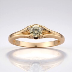 Anello in oro con Diamante Rose de France VS1 di Argyle