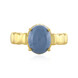Anello in argento con Opale Blu