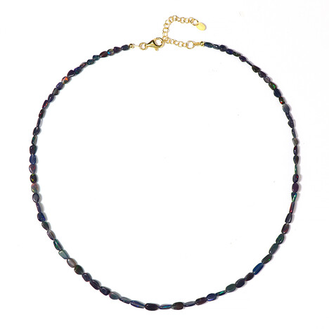 Mezezo-Opal-Silberhalskette