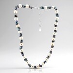 Collana in argento con Perla d'Acqua Dolce Bianca (TPC)