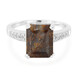 Anillo en plata con Cuarzo Dinosaurio