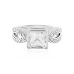 Anillo en plata con Cuarzo blanco