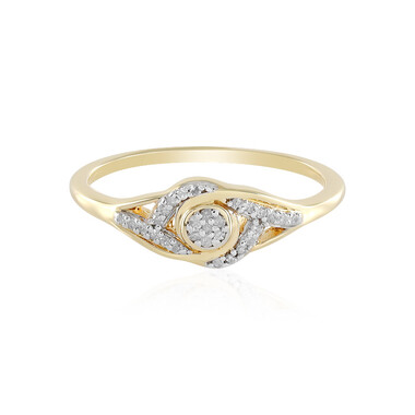 I2 (I) Diamant-Silberring