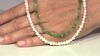 Collier en argent et Tsavorite de Tanzanie