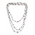 Collier en argent et Perle keshi blanche d’eau douce (TPC)