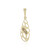 Gouden hanger met I2 Champagne Diamanten (Ornaments by de Melo)