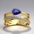 Anello in oro con Tanzanite AAA (CIRARI)