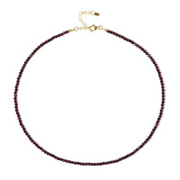 Mosambik-Granat-Silberhalskette