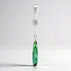 Ciondolo in argento con Indicolite (Adela Silber)