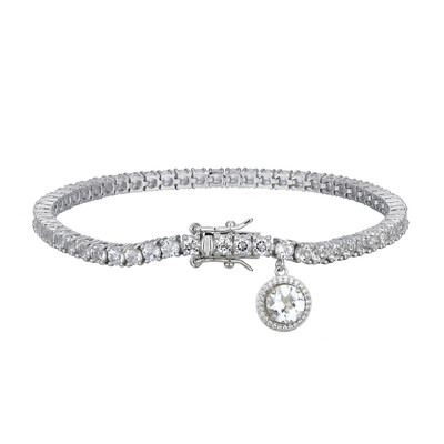 Bracelet en argent et Topaze blanche (Adela Silber)