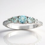 Anello in argento con Ambligonite