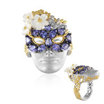 Anello in argento con Tanzanite (Gems en Vogue)