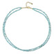 Collier en argent et Apatite bleue