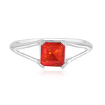 Äthiopischer Roter Opal-Silberring