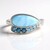 Anello in argento con Larimar (KM by Juwelo)
