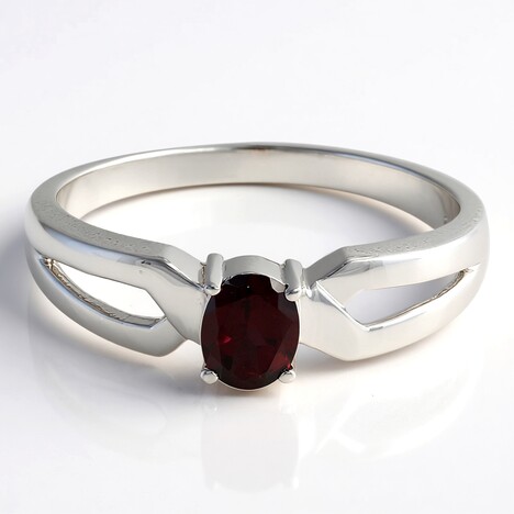 Anello in argento con Rodolite