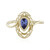 Anello in oro con Tanzanite AAA (Ornaments by de Melo)