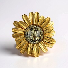 Ciondolo in argento con Ambra Baltica Verde