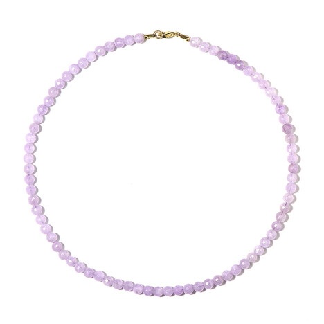 Rose de France Amethyst Silver Necklace
