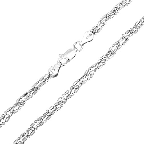 Zilveren halsketting