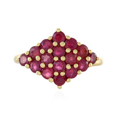 Madagaskar-Rubin-Silberring