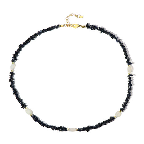 Collana in argento con Zaffiro Blu della Birmania