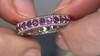 Bague en argent et Grenat Rhodolite