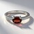 Anello in argento con Granato d’India