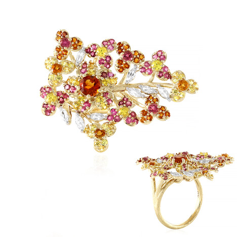 Anello in oro con Citrino Madeira (D'vyere)