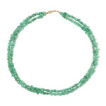 Collana in argento con Smeraldo Brasiliano