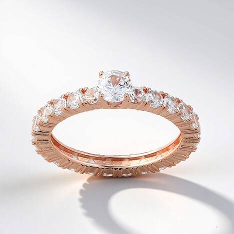 Anello in argento con Zircone (Adela Silber)