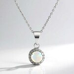 Collana in argento con Opale di Welo